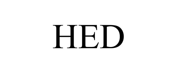 Trademark Logo HED