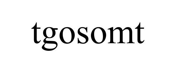 Trademark Logo TGOSOMT