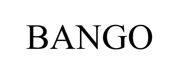 Trademark Logo BANGO