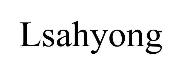 Trademark Logo LSAHYONG