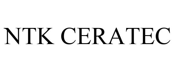 Trademark Logo NTK CERATEC