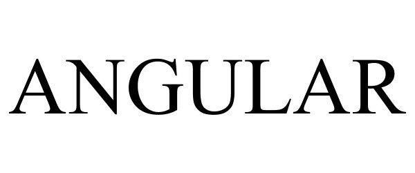 Trademark Logo ANGULAR