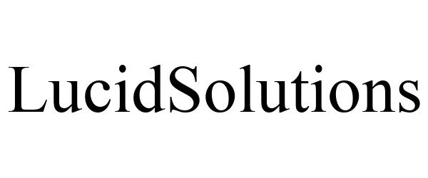  LUCIDSOLUTIONS