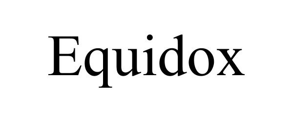 Trademark Logo EQUIDOX