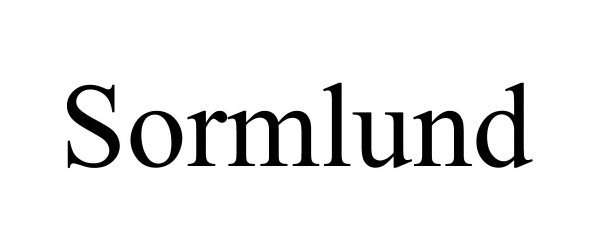 Trademark Logo SORMLUND