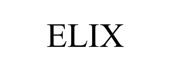 Trademark Logo ELIX