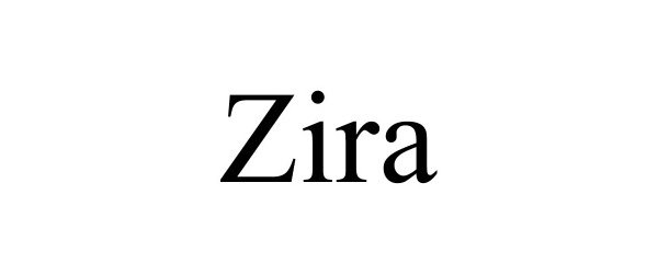 Trademark Logo ZIRA