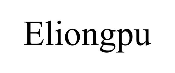 Trademark Logo ELIONGPU