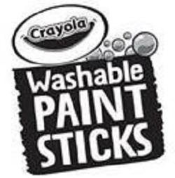 Trademark Logo CRAYOLA WASHABLE PAINT STICKS