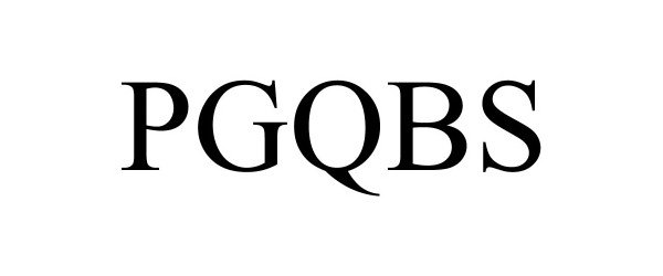 Trademark Logo PGQBS