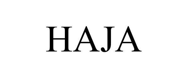 Trademark Logo HAJA