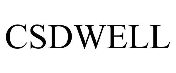 Trademark Logo CSDWELL