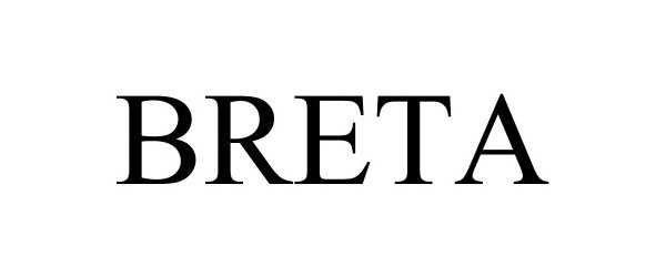 Trademark Logo BRETA