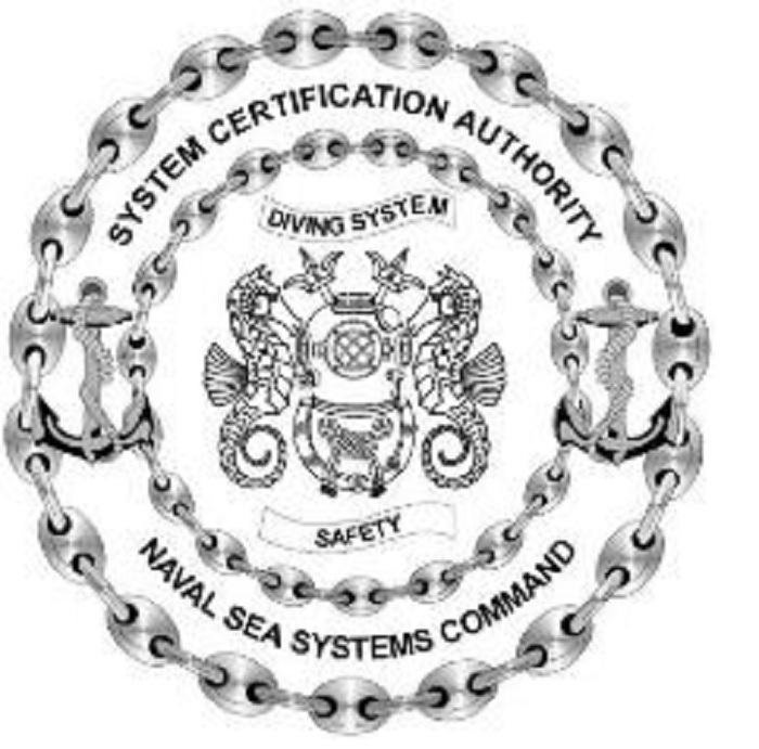  SYSTEM CERTIFICATION AUTHORITY DIVING SYSTEM SAFETY NAVAL SEA SYSTEMS COMMAND