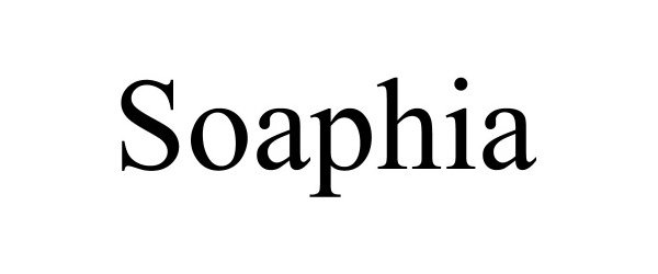 Trademark Logo SOAPHIA