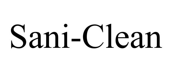 Trademark Logo SANI-CLEAN