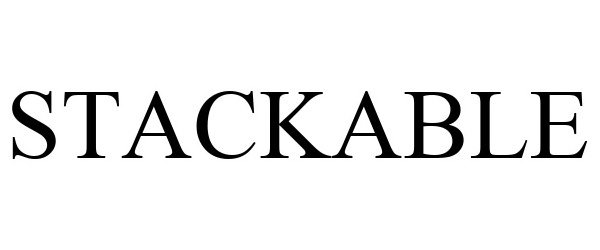Trademark Logo STACKABLE