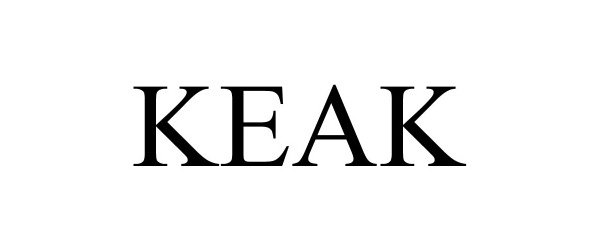 Trademark Logo KEAK