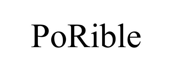 Trademark Logo PORIBLE