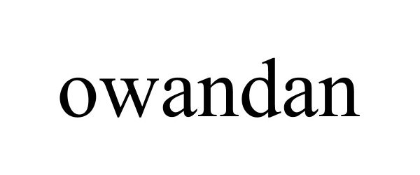 Trademark Logo OWANDAN