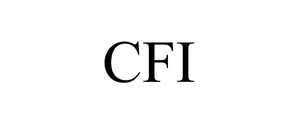 Trademark Logo CFI