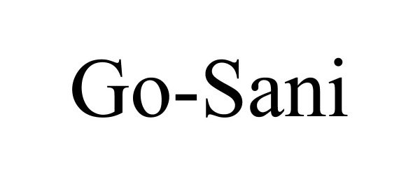 Go Sani Sonhance Ltd Co Trademark Registration