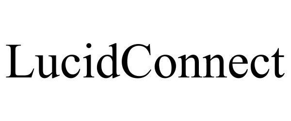 Trademark Logo LUCIDCONNECT