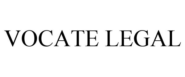  VOCATE LEGAL