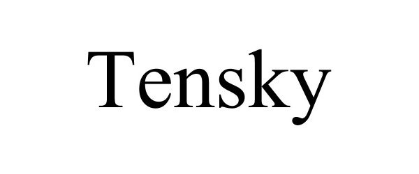 Trademark Logo TENSKY