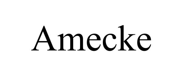 Trademark Logo AMECKE