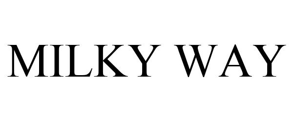 Trademark Logo MILKY WAY
