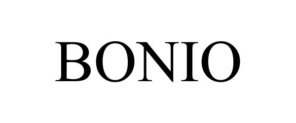 Trademark Logo BONIO