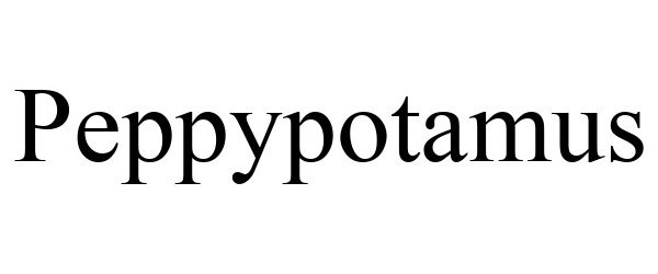 Trademark Logo PEPPYPOTAMUS