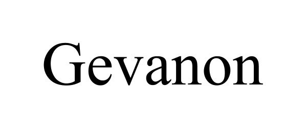 Trademark Logo GEVANON