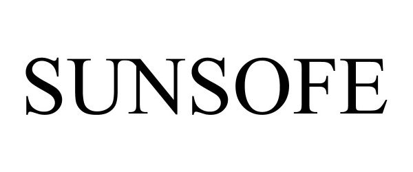 Trademark Logo SUNSOFE