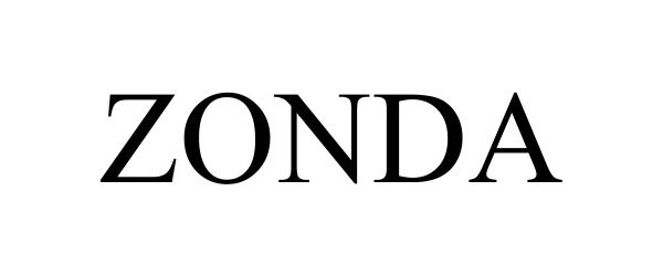 Trademark Logo ZONDA