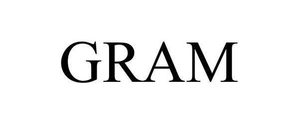 Trademark Logo GRAM
