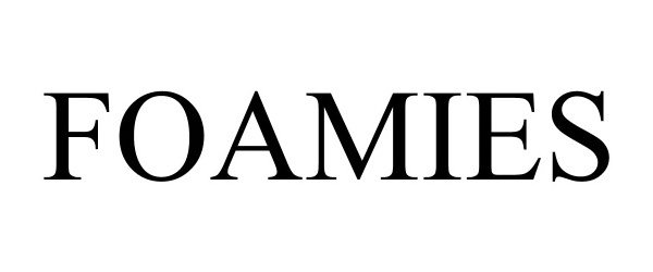 Trademark Logo FOAMIES