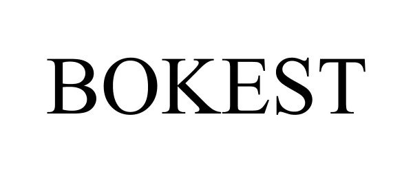 Trademark Logo BOKEST