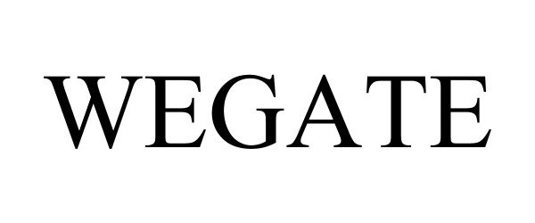 Trademark Logo WEGATE