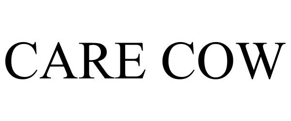 Trademark Logo CARE COW