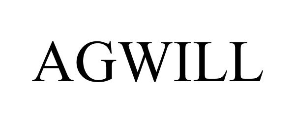Trademark Logo AGWILL