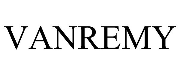 Trademark Logo VANREMY