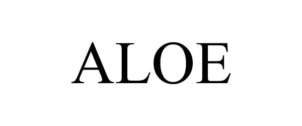 Trademark Logo ALOE