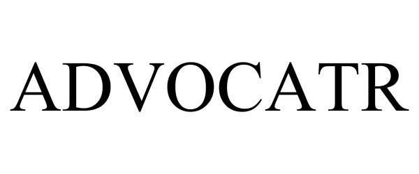 Trademark Logo ADVOCATR