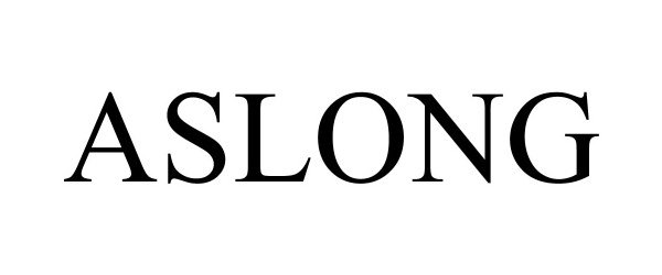 Trademark Logo ASLONG