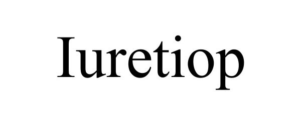 Trademark Logo IURETIOP