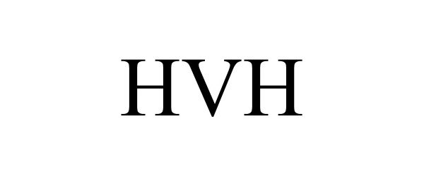 Trademark Logo HVH