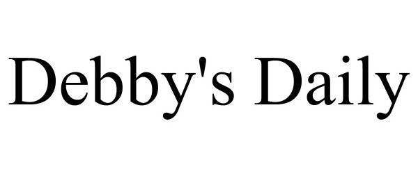 Trademark Logo DEBBY'S DAILY