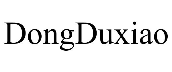 Trademark Logo DONGDUXIAO